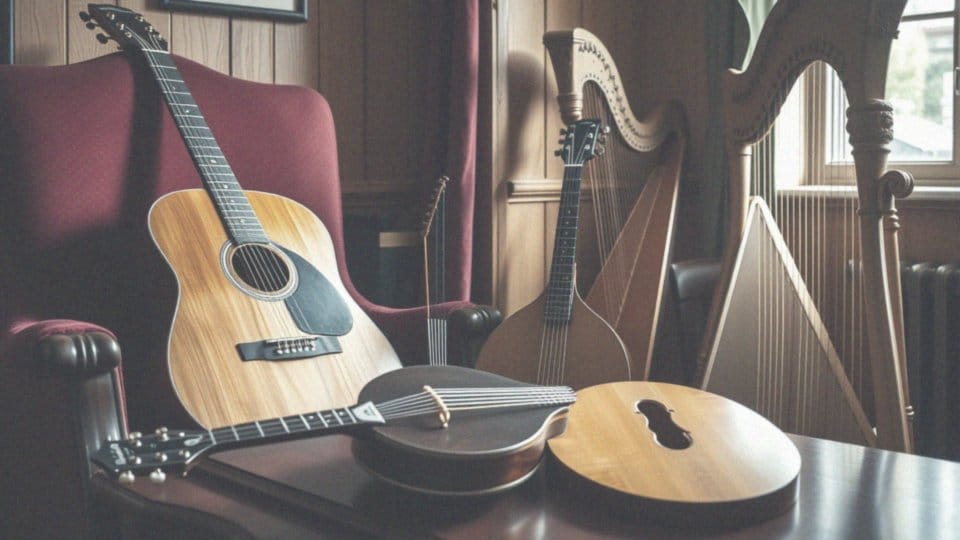 Jakie są główne typy instrumentów strunowych szarpanych?