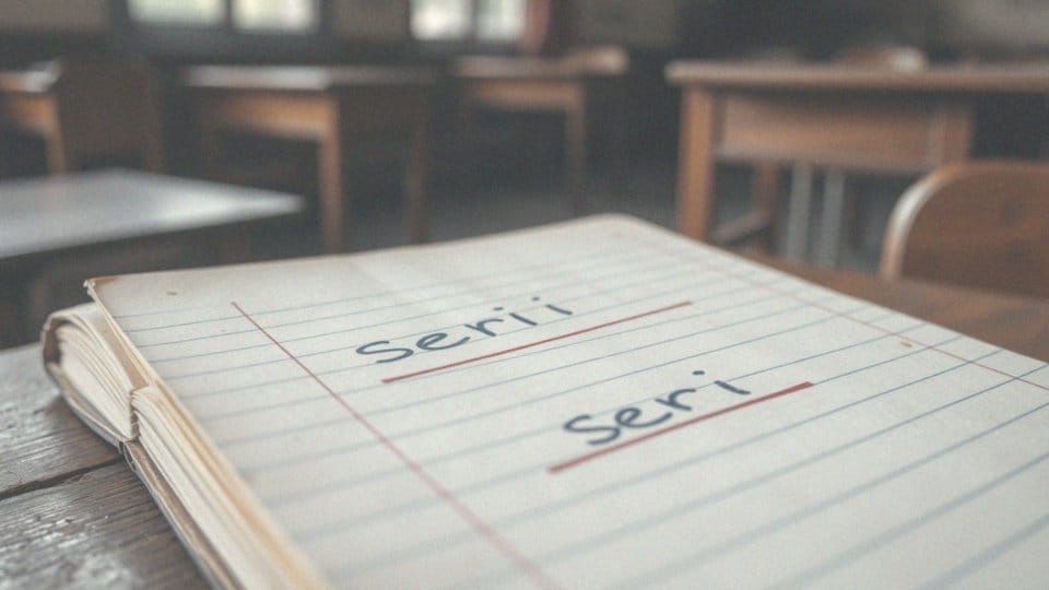 Co to jest niepoprawna pisownia 'serii'?