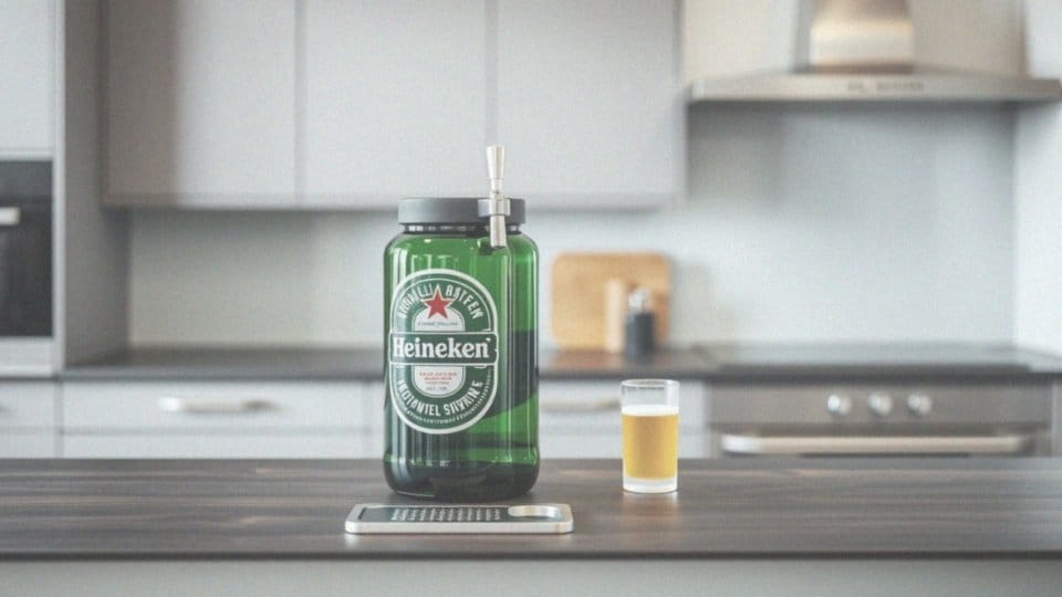 Jak ustawić beczkę Heineken 5L?