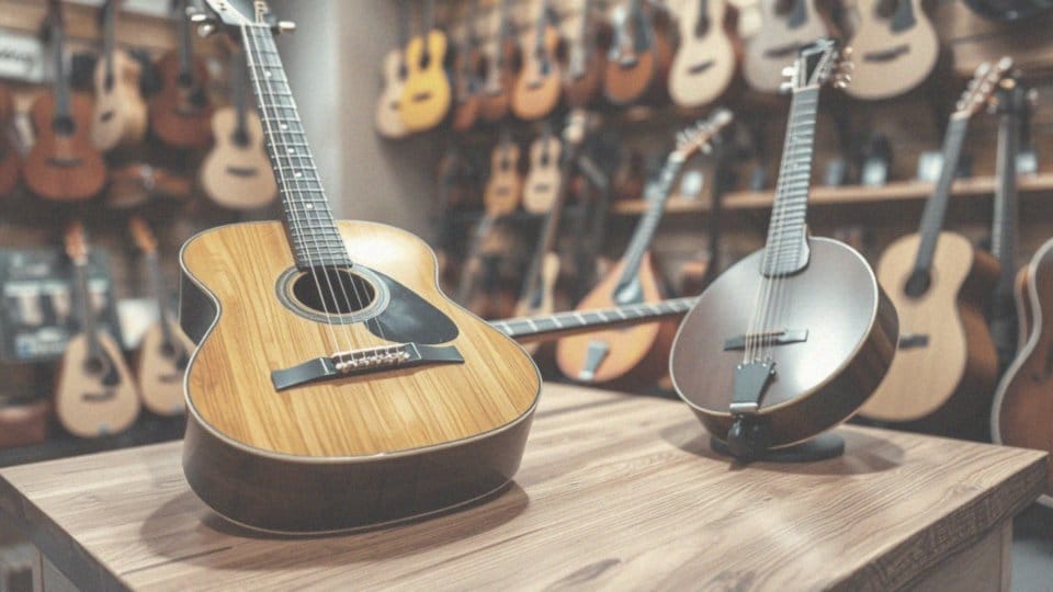 Jakie są przykłady instrumentów szarpanych?