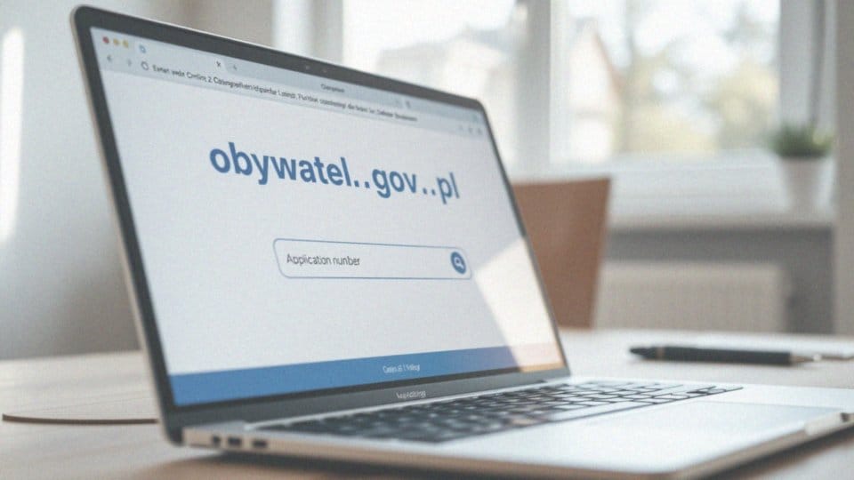 Gdzie mogę wpisać numer wniosku na stronie obywatel.gov.pl?