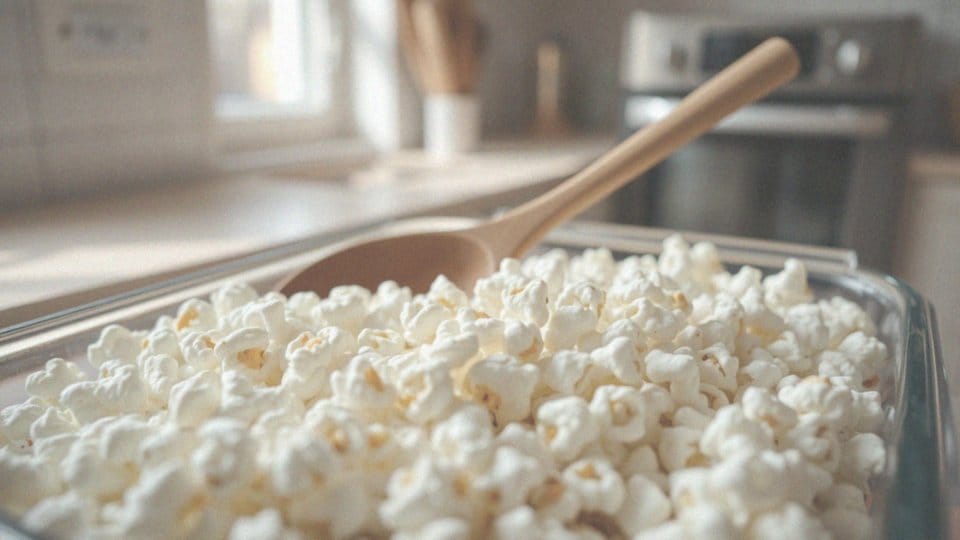 Jak rozpoznać, że popcorn jest gotowy do podania?