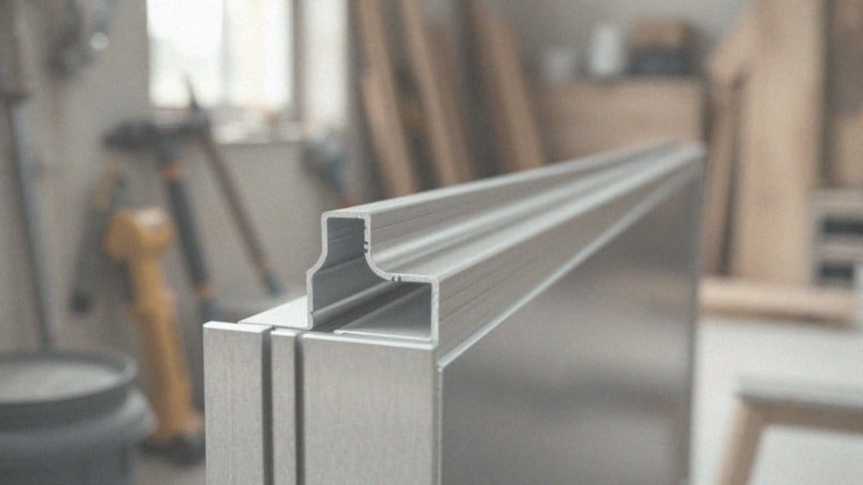 Jakie profile aluminiowe są używane w drzwiach serwisowych?