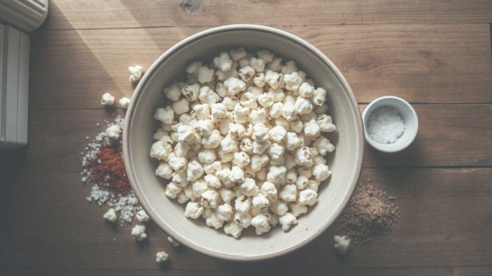 Jakie są opcje doprawiania popcornu po uprażeniu?