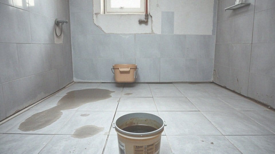 Jakie są ryzyka związane z kładzeniem płytek na mokrej powierzchni?