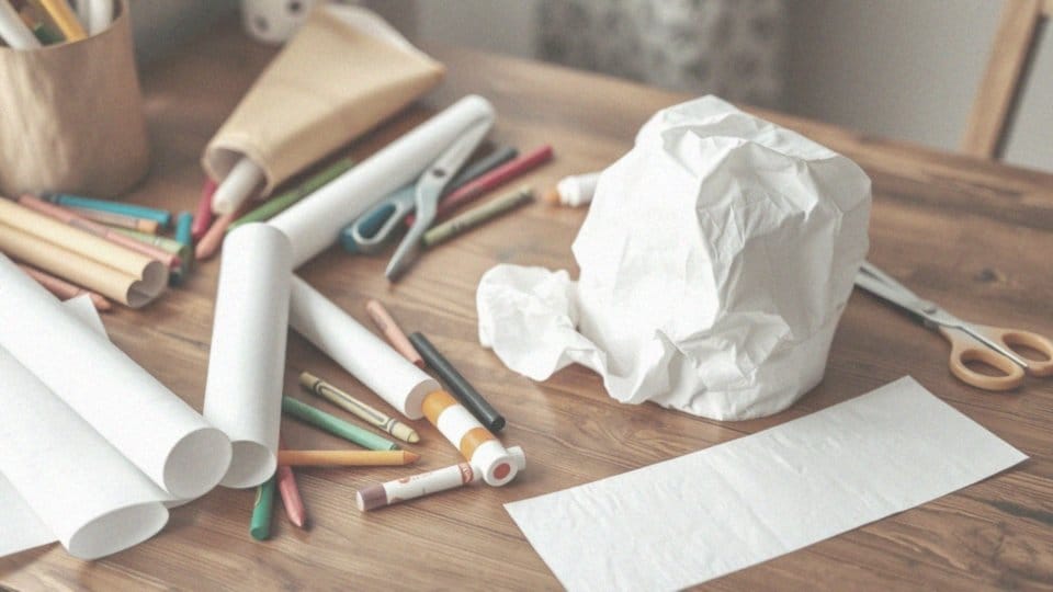 Czapka kucharska dla dzieci z papieru – instrukcja DIY i materiały