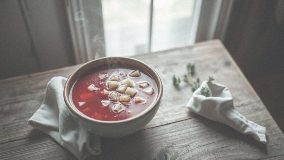 Ile kalorii ma barszcz czerwony z ziemniakami? Sprawdź wartości odżywcze!