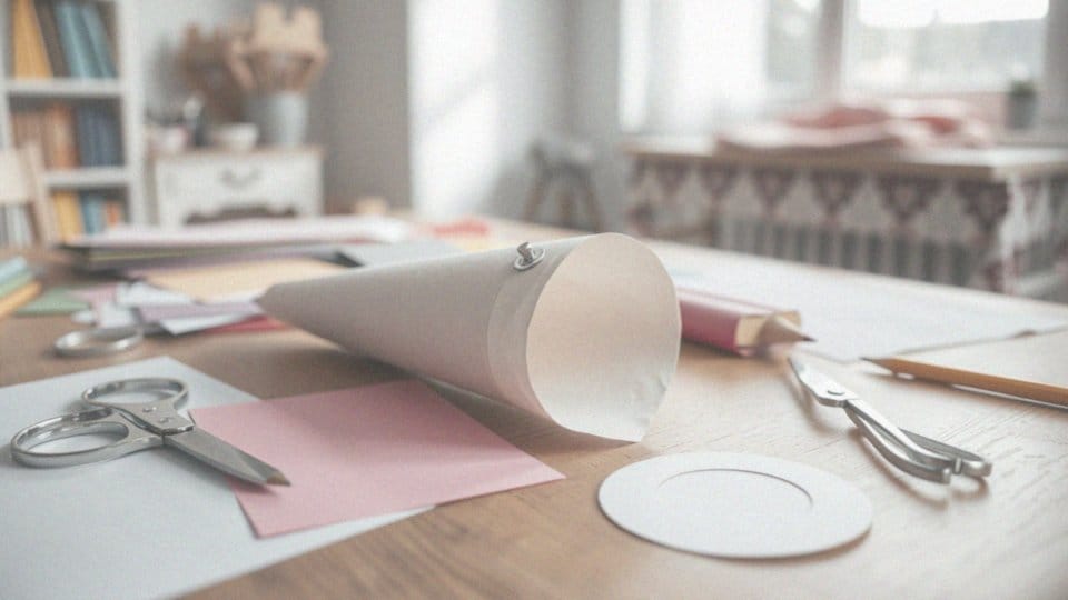 Jak zrobić stożek z papieru? Praktyczny przewodnik krok po kroku