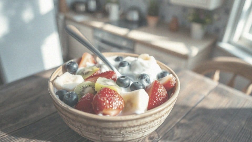 Sałatka owocowa z jogurtem – przepis na zdrową przekąskę