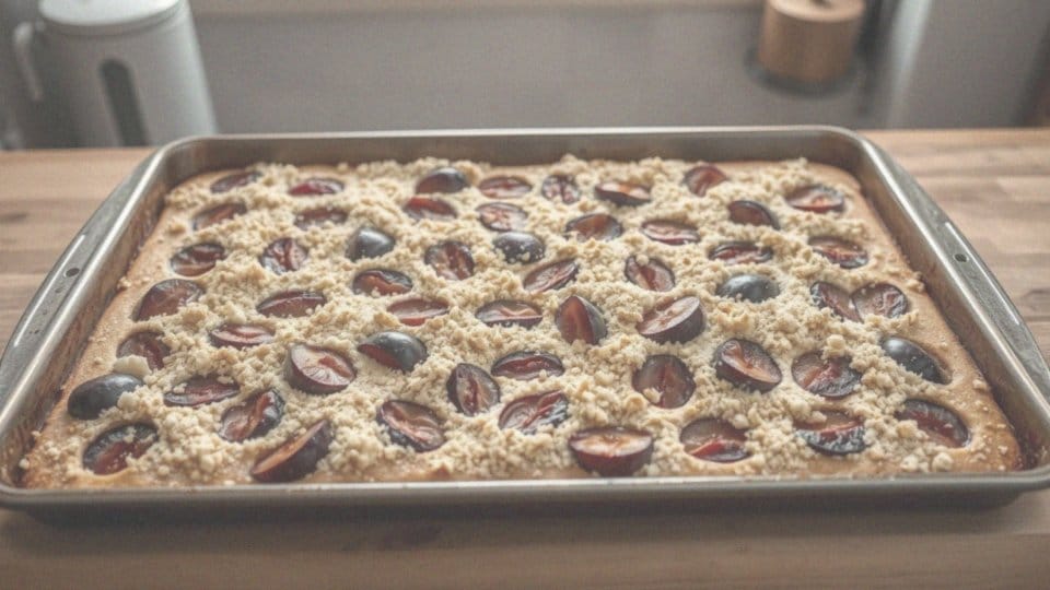 Szybkie ciasto ze śliwkami na dużą blachę – prosty i smaczny przepis